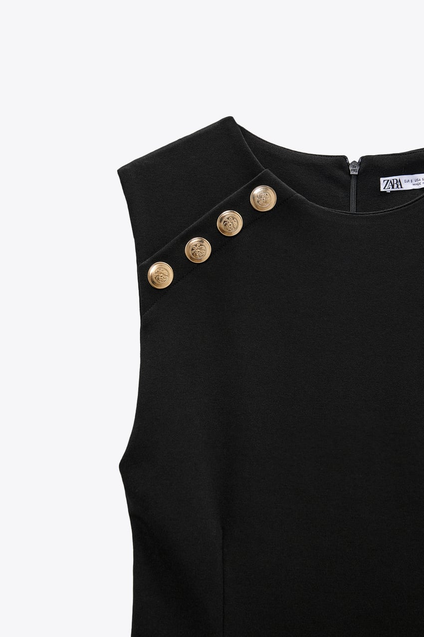 MIDI DRESS WITH BUTTONS
